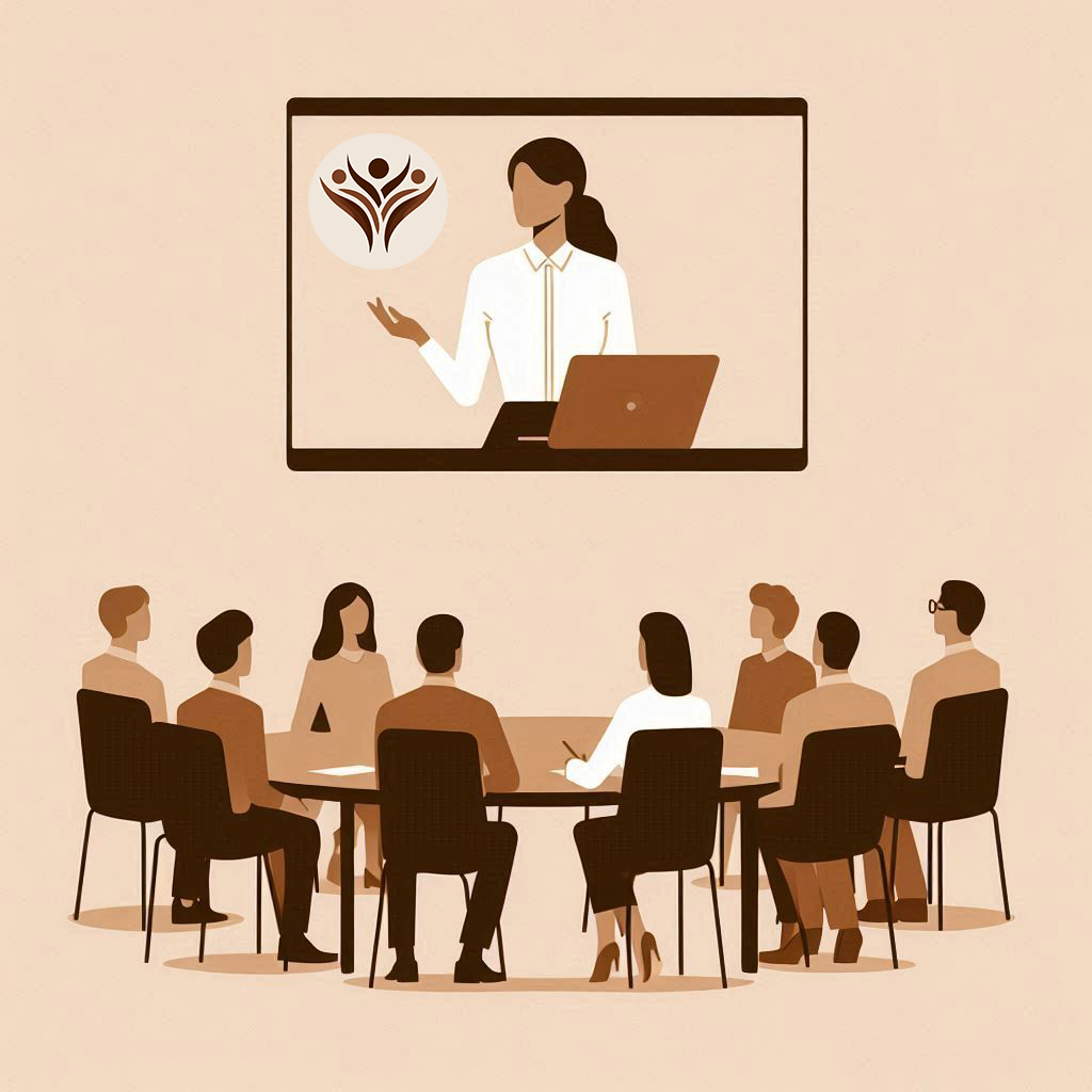 Workshop with employees